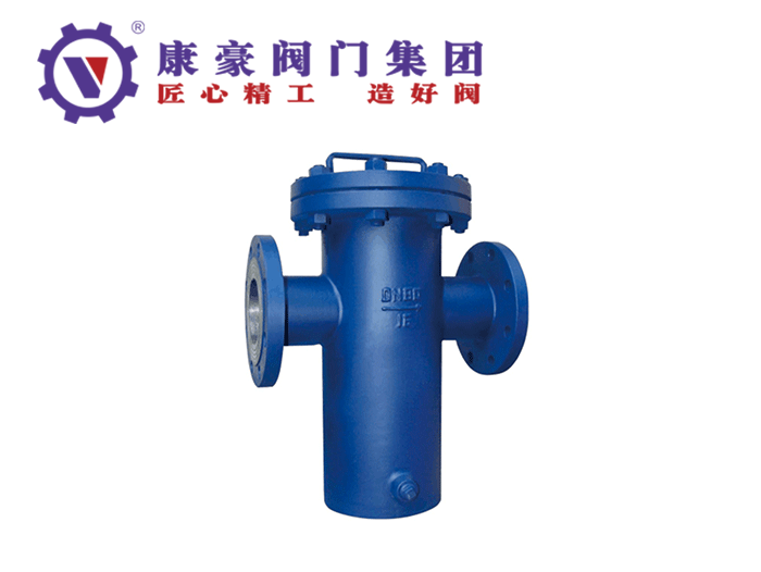 铸钢篮式直通式过滤器